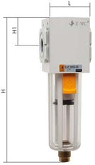 Filter 5microns G1/4'' 1400l/min Manuell Kunststoff EMC 2A