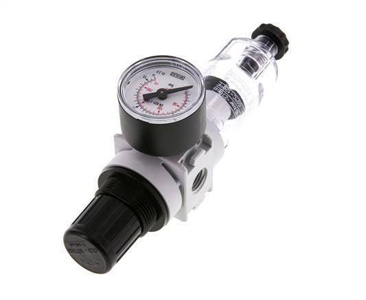 Filter-Regler G1/4'' 700l/min 0,2-6,0bar/3-87psi 40 mm Manometer Multifix 0