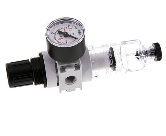 Filter-Regler G1/4'' 700l/min 0,2-6,0bar/3-87psi 40 mm Manometer Multifix 0