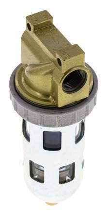 Microfilter 0.01microns G1/4'' 560 l/min Semi-Auto Protective Cage Polycarbonate Standard 1