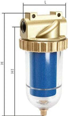 Microfilter 0.01microns G1'' 4000 l/min Semi-Auto Protective Cage Polycarbonate Standard 5