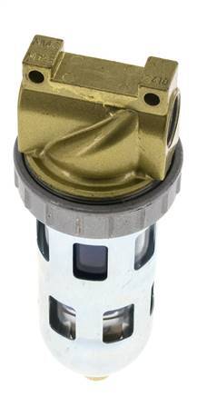 Microfilter 0.01microns G3/8'' 560 l/min Semi-Auto Protective Cage Polycarbonate Standard 1
