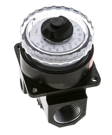 Pressure Regulator G1/4'' 3000 l/min 0.0-3.0bar/0-44psi