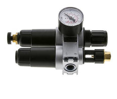 FRL 2-Part G1/4'' 700 l/min 0.2-6.0bar/3-87psi Semi-Auto 40 mm Pressure Gauge Metal Multifix 0