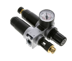 FRL 2-Part G1/4'' 700 l/min 0.2-6.0bar/3-87psi Semi-Auto 40 mm Pressure Gauge Metal Multifix 0
