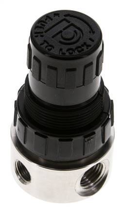 Druckregler G1/4'' 350l/min 1.0-15.0bar/14-218psi Edelstahl/POM Gase Flüssigkeiten
