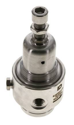 Pressure Regulator G1/4'' 700 l/min 1.0-15.0bar/14-218psi Stainless Steel Aggressive Gasses