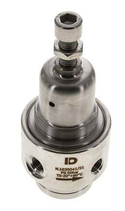 Pressure Regulator G1/4'' 700 l/min 1.0-15.0bar/14-218psi Stainless Steel Aggressive Gasses