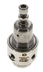 Pressure Regulator G1/4'' 700 l/min 1.0-15.0bar/14-218psi Stainless Steel Aggressive Gasses