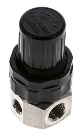 Druckregler G1/4'' 320l/min 0.5-16.0bar/7-232psi Edelstahl Gase Flüssigkeiten