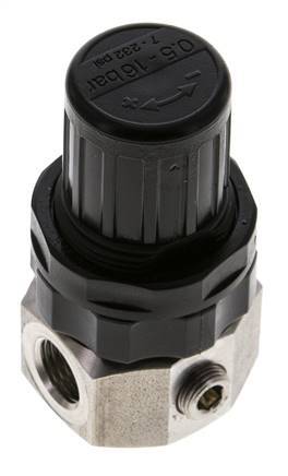 Druckregler G1/4'' 320l/min 0.5-16.0bar/7-232psi Edelstahl Gase Flüssigkeiten