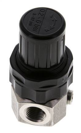 Druckregler G1/4'' 320l/min 0.5-6.0bar/7-87psi Edelstahl Gase Flüssigkeiten