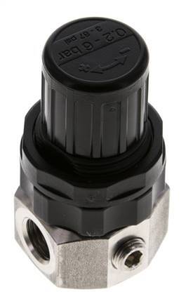 Druckregler G1/4'' 320l/min 0.5-6.0bar/7-87psi Edelstahl Gase Flüssigkeiten