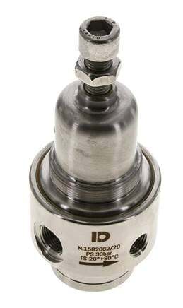 Pressure Regulator G3/8'' 700 l/min 0.1-1.5bar/1-22psi Stainless Steel