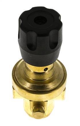 Pressure Regulator G1/4'' 490 l/min 0.2-3.0bar/3-44psi Brass Gases Liquids