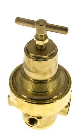 Pressure Regulator G1/2'' 1500 l/min 0.2-3.0bar/3-44psi Brass Gases Liquids