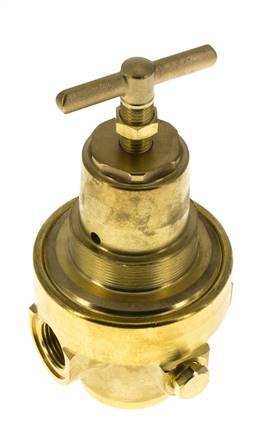 Pressure Regulator G1/2'' 1500 l/min 0.2-3.0bar/3-44psi Brass Gases Liquids