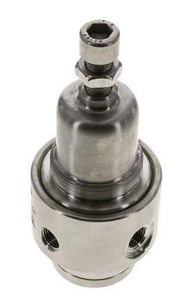 Pressure Regulator G1/4'' 700 l/min 0.2-3.0bar/3-44psi Stainless Steel Aggressive Gasses