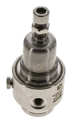 Pressure Regulator G1/4'' 700 l/min 0.2-3.0bar/3-44psi Stainless Steel Aggressive Gasses