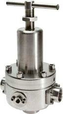 Pressure Regulator G1'' 8000 l/min 0.2-3.0bar/3-44psi Stainless Steel Gases Liquids