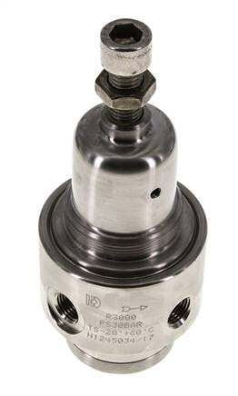 Pressure Regulator G1/4'' 700 l/min 0.2-3.0bar/3-44psi Stainless Steel