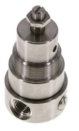 Pressure Regulator G1/4'' 350 l/min 1.0-15.0bar/14-218psi Stainless Steel Gases Liquids