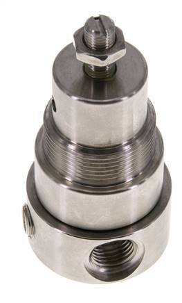 Pressure Regulator G1/4'' 350 l/min 1.0-15.0bar/14-218psi Stainless Steel Gases Liquids