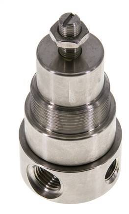 Pressure Regulator G1/4'' 350 l/min 1.0-15.0bar/14-218psi Stainless Steel Gases Liquids