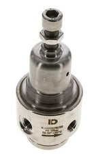 Pressure Regulator G1/4'' 700 l/min 0.2-3.0bar/3-44psi Stainless Steel Gases Liquids