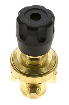 Pressure Regulator G1/4'' 490 l/min 0.1-1.5bar/1-22psi Brass CO2