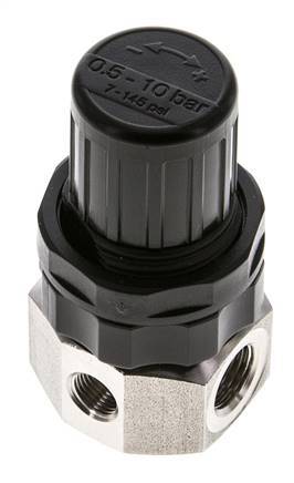 Druckregler G1/4'' 320l/min 0.5-10.0bar/7-145psi Edelstahl