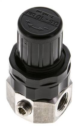 Druckregler G1/4'' 320l/min 0.5-10.0bar/7-145psi Edelstahl
