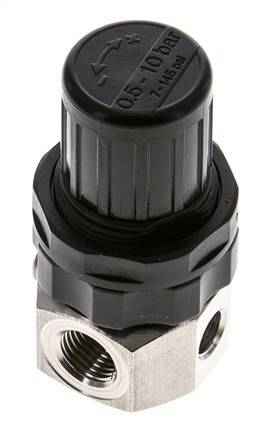 Druckregler G1/4'' 320l/min 0.5-10.0bar/7-145psi Edelstahl