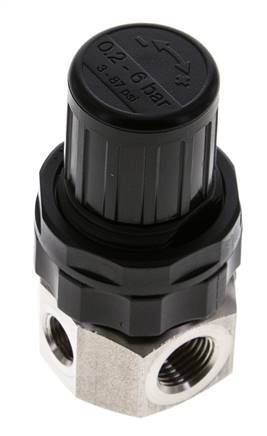 Druckregler G1/4'' 320l/min 0.5-6.0bar/7-87psi Edelstahl