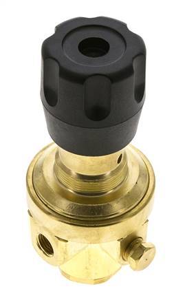 Druckregler G1/4'' 490l/min 0.2-3.0bar/3-44psi Messing CO2