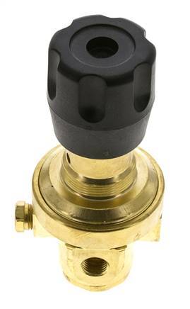 Druckregler G1/4'' 490l/min 0.2-3.0bar/3-44psi Messing CO2