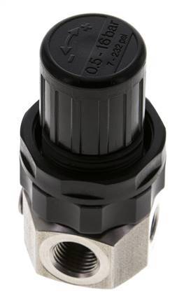 Druckregler G1/4'' 320l/min 0.5-16.0bar/7-232psi Edelstahl