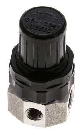 Druckregler G1/4'' 320l/min 0.5-16.0bar/7-232psi Edelstahl