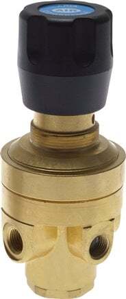 Pressure Regulator G1/4'' 490 l/min 3.0-50.0bar/44-725psi Brass Gases Liquids