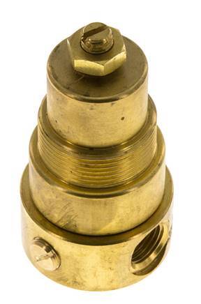 Pressure Regulator G1/4'' 330 l/min 0.2-3.0bar/3-44psi Brass Gases Liquids