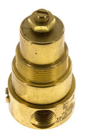 Pressure Regulator G1/4'' 330 l/min 0.2-3.0bar/3-44psi Brass Gases Liquids