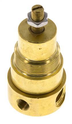 Pressure Regulator G1/4'' 330 l/min 0.5-8.0bar/7-116psi Brass Gases Liquids