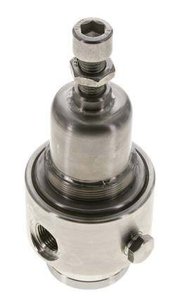 Pressure Regulator G3/8'' 700 l/min 0.2-3.0bar/3-44psi Stainless Steel Gases Liquids