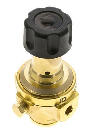 Pressure Regulator G1/4'' 490 l/min 0.1-1.5bar/1-22psi Brass Gases Liquids