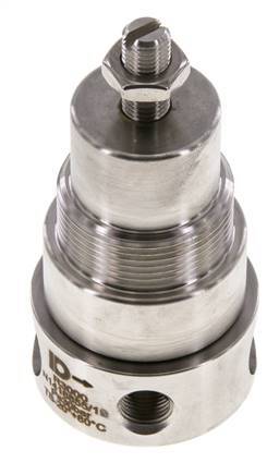 Pressure Regulator G1/4'' 350 l/min 0.2-3.0bar/3-44psi Stainless Steel Gases Liquids