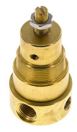 Pressure Regulator G1/4'' 330 l/min 1.0-15.0bar/14-218psi Brass Gases Liquids