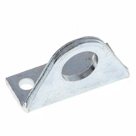Foot Mount 8 mm 10 mm ISO 6432 Zinc plated steel