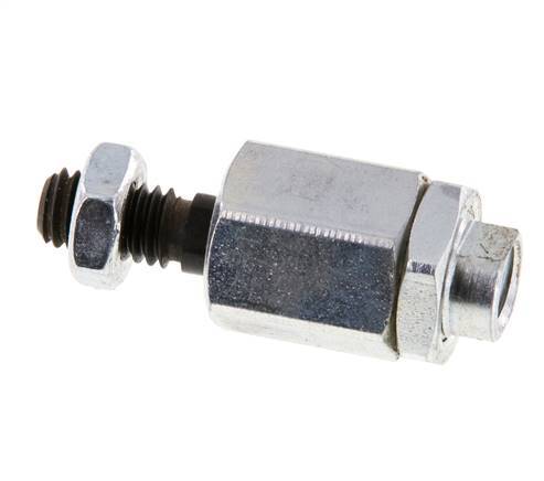 Schwimmende Verbindung M6 für Zylinder Verzinkter Stahl