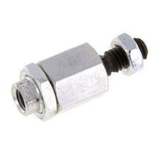 Schwimmende Verbindung M6 für Zylinder Verzinkter Stahl