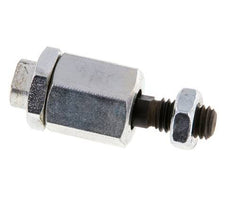 Schwimmende Verbindung M6 für Zylinder Verzinkter Stahl